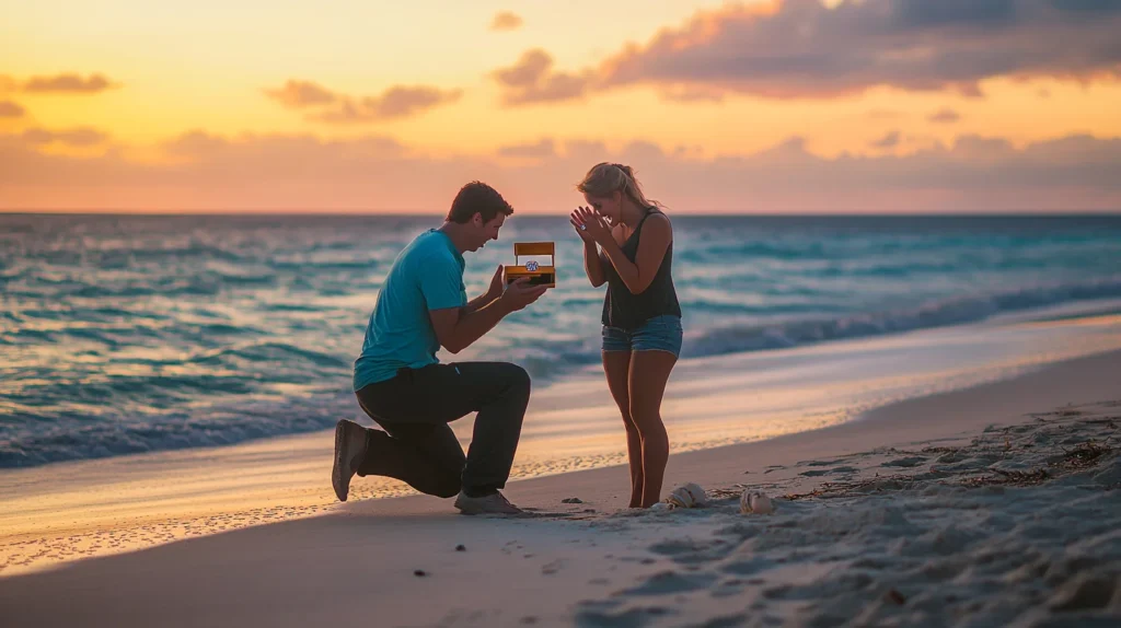 Inspiration : des idées originales pour une demande en mariage sur la plage